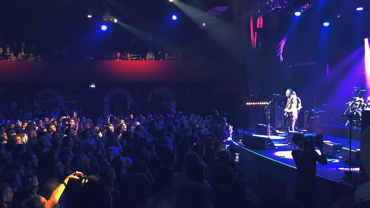 “We shall not forget them,” Sting told the audience at Bataclan. (Photo Courtesy: <a href="https://www.facebook.com/sting/photos/a.158763680291.121403.6837680291/10154133000890292/?type=3&theater">Facebook/Sting</a>)