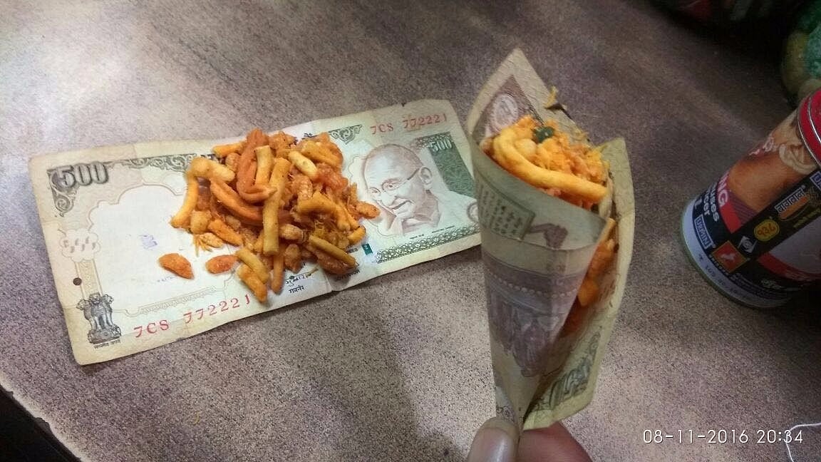 <i>Ab bhel khao?</i> (Photo: Whatsapp)