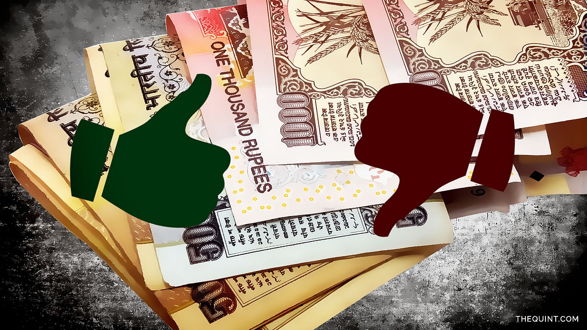Some win, some lose with the note denomination change. (Photo: <b>The Quint</b>)