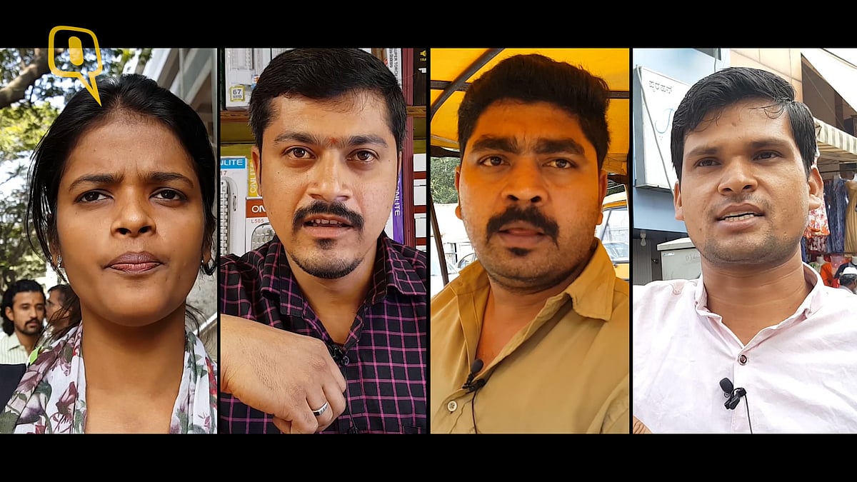 Bangaloreans react to demonetisaton. (Photo: Parul Agrawal/<b>The Quint</b>)