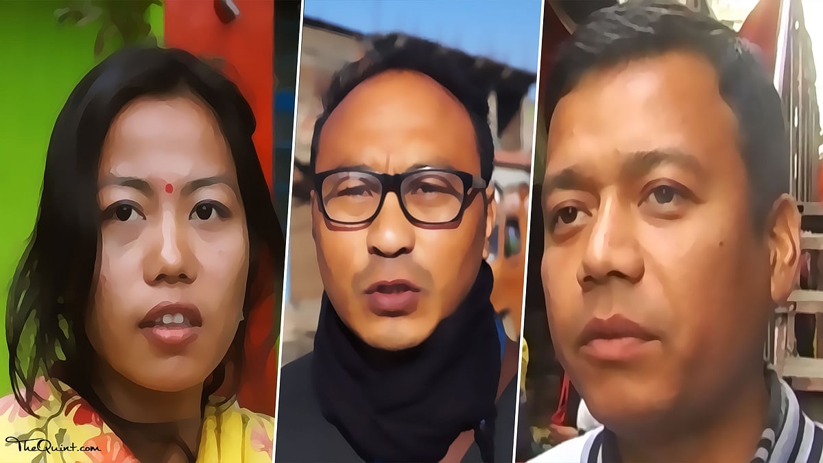 The people of Manipur express their anger over the rest of India ignoring their plight post the economic blockade. (Photo Courtesy: <b>The Quint</b>)