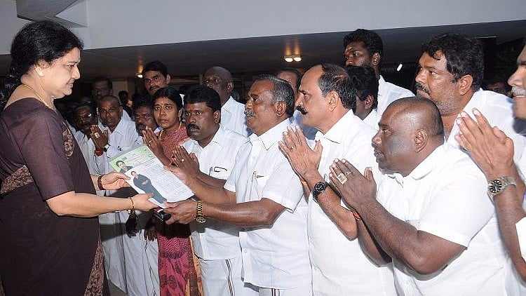 C Ponnaiyan, AIADMK spokesperson, said that it is clear that Sasikala will be the next party general secretary. (Photo Courtesy: The News Minute)