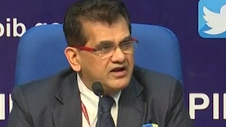 NITI Aayog CEO Amitabh Kant. (Photo: ANI screengrab)