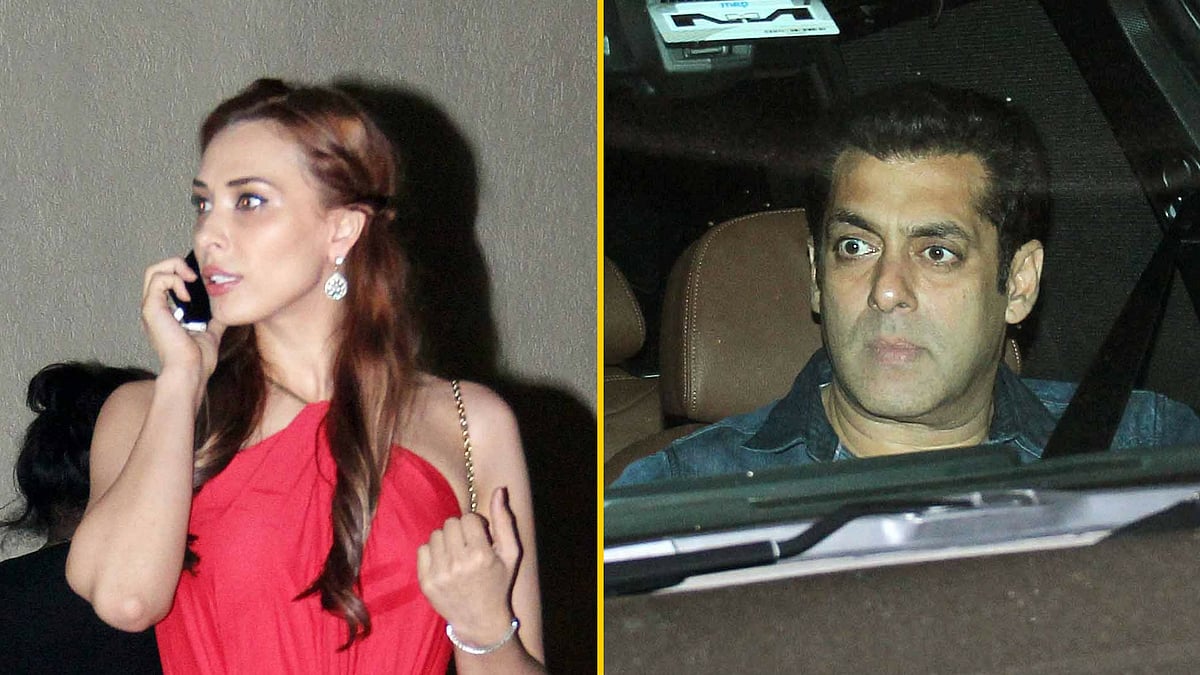 Salman Khan and Iulia Vantur spotted at the party together. (Photo: Yogen Shah)