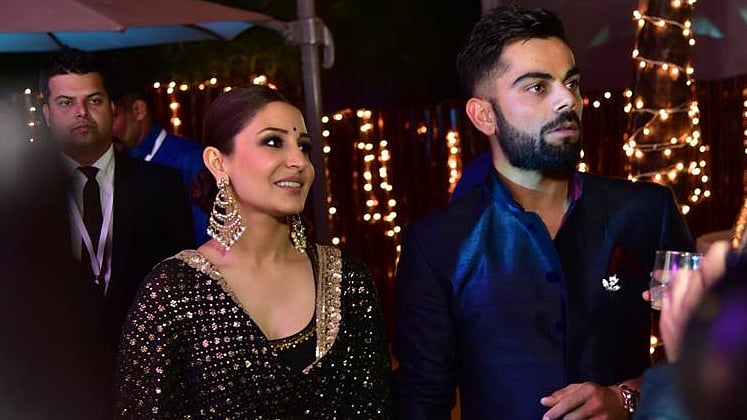 Virat Kohli and Anushka Sharma. 