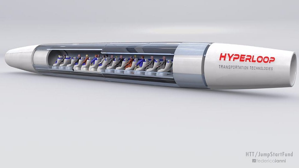A Hyperloop runs faster than an aircraft and can achieve speeds of 1,120 kmph. 