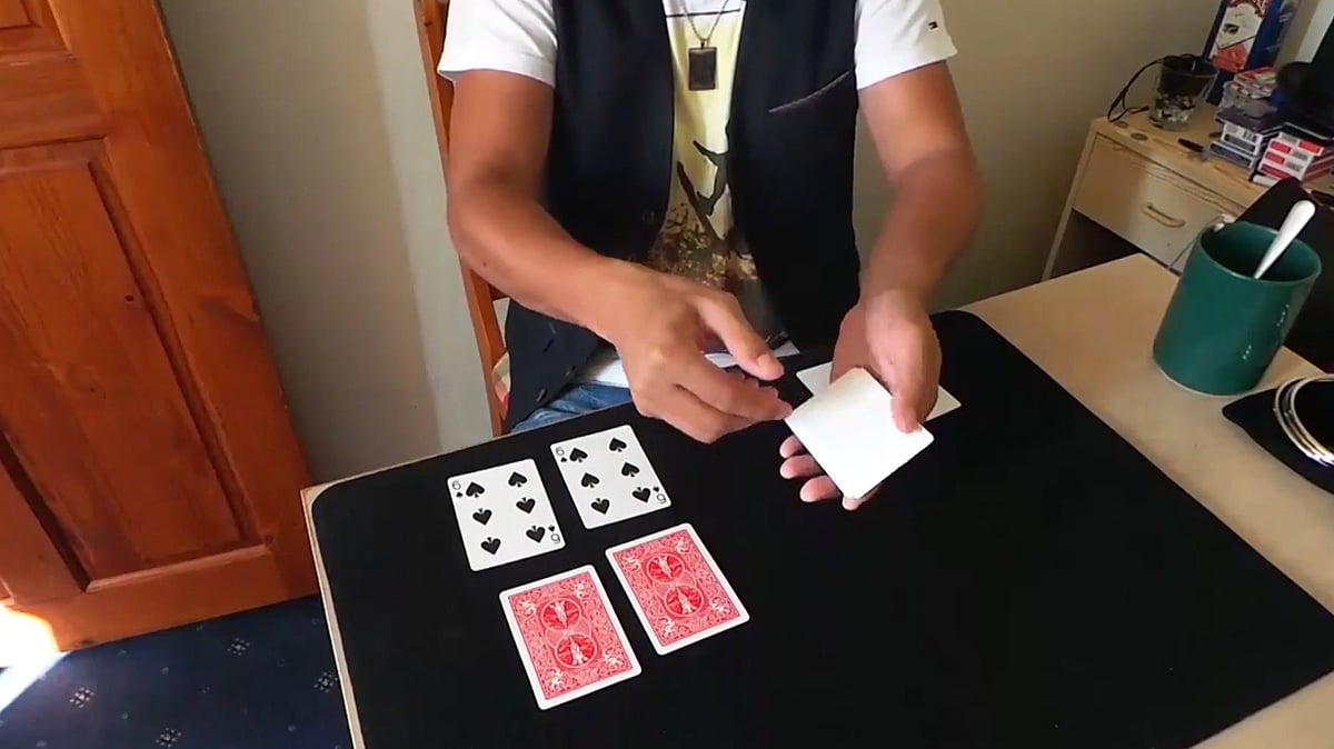 Magician Mike at work. (Photo: AP Screengrab)