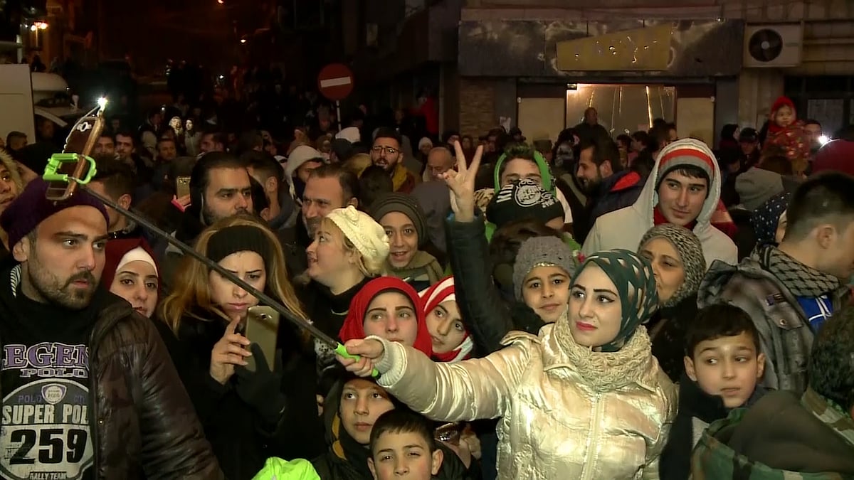 Christmas in Aleppo. (Photo: AP screengrab)