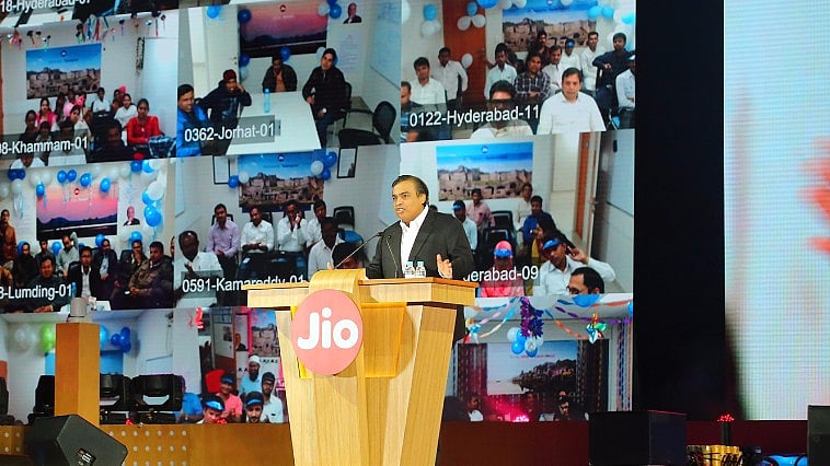  Mukesh Ambani, Chairman &amp; MD, RIL at the Reliance Jio launch. (Photo Courtesy: Reliance)