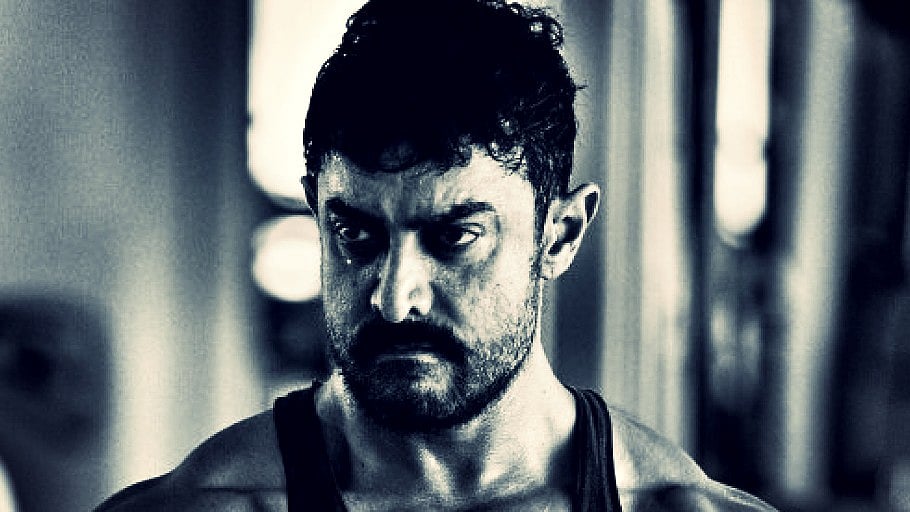 Aamir Khan trains to get his <i>Dangal </i>body. (Photo courtesy: Twitter)