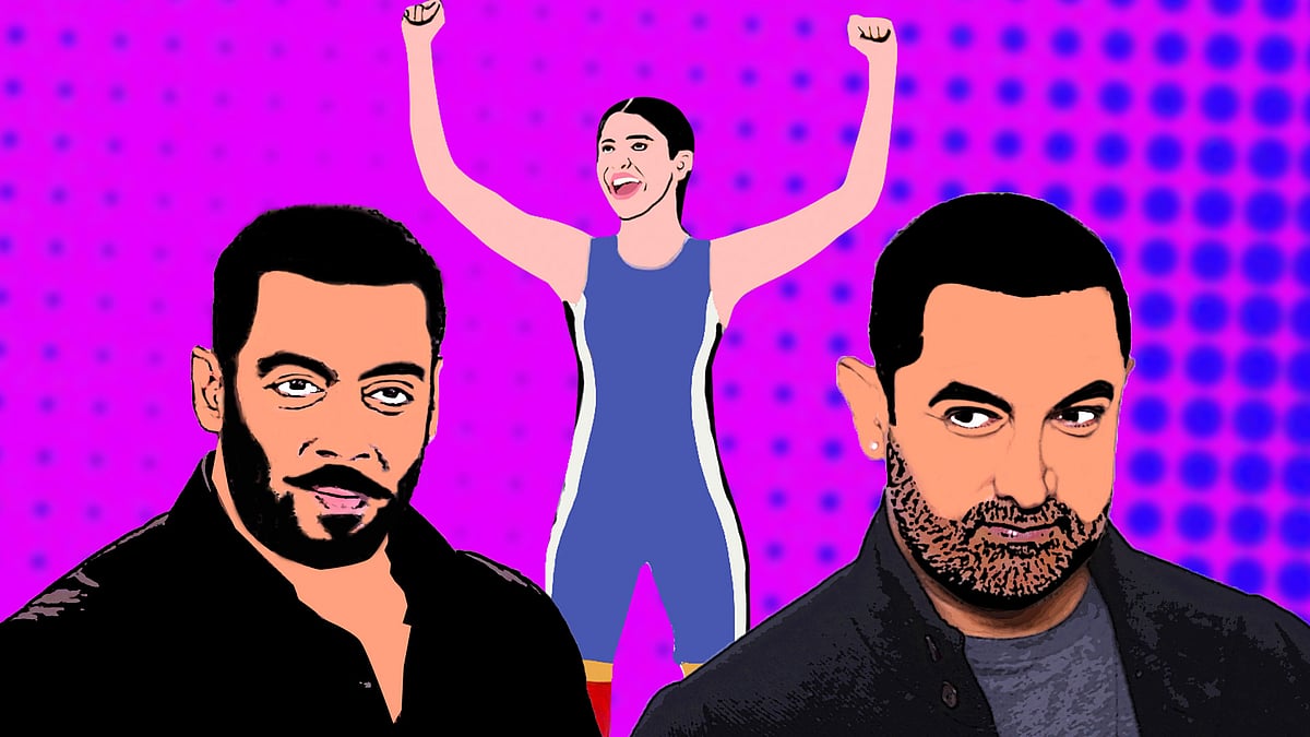 What if Mahavir Singh Phogat played Aarfa’s father in <i>Sultan</i>? (Photo: <b>The Quint</b>)