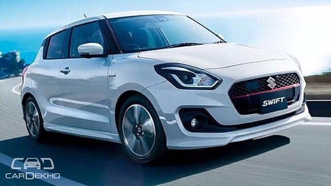 This is the all-new Maruti Suzuki Swift. (Photo Courtesy: <a href="https://www.cardekho.com/india-car-news/suzuki-launches-nextgen-swift-in-japan-19762.htm">CarDekho</a>)
