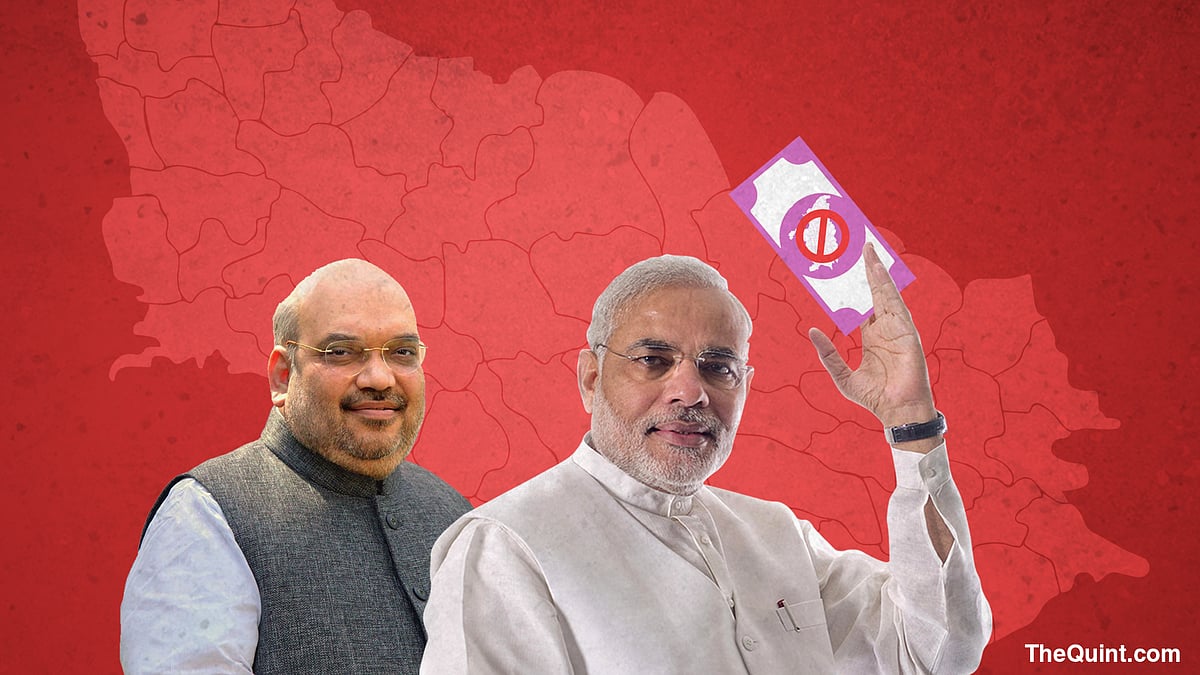 Amita Shah and Narendra Modi. (Photo: <b>The Quint</b>)