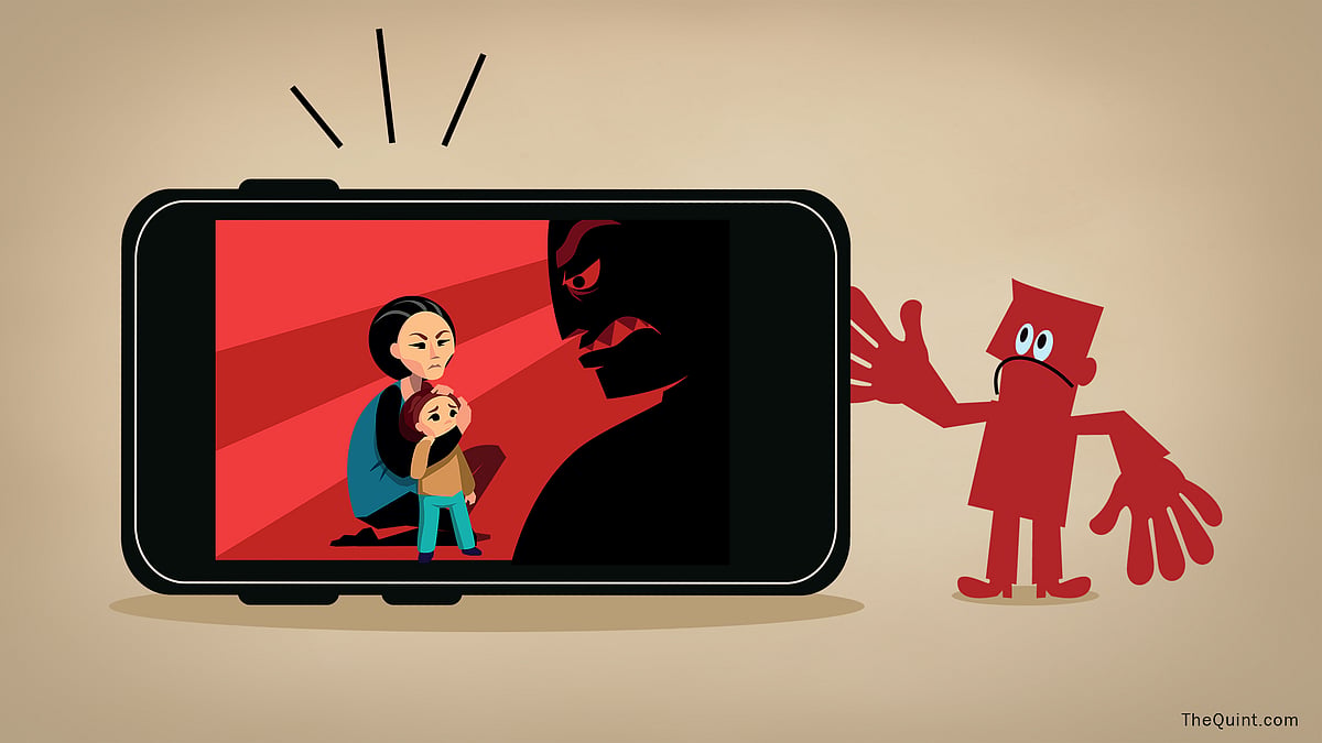 In the age of technology and social media, videos glorifying violence - sexual and physical - are easily available; in the form of a clickbait article. (Photo: Liju Joseph/<b>The Quint</b>)
