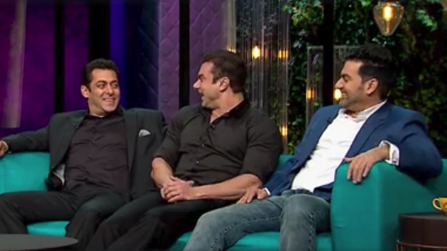 Salman Khan’s brother Sohail Khan was at his humorous best in the TV show. (Photo Courtesy: Facebook/@StarWorldIndia) 