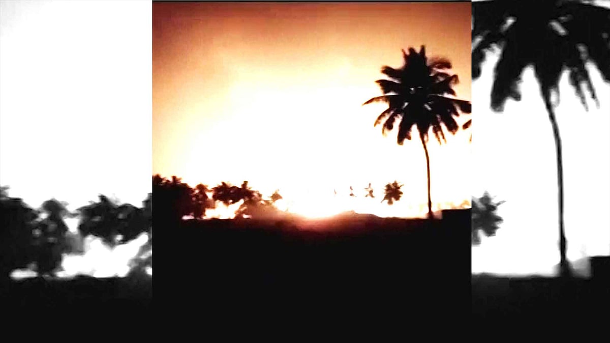 900-Cylinder blast in Chintamani. (Photo Courtesy: ANI)