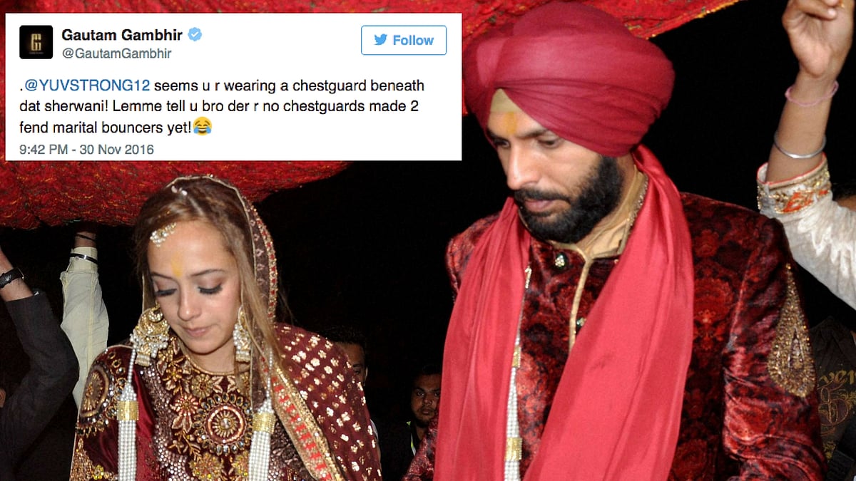 Yuvraj and Hazel got married on 30 November. (Photo: PTI/Altered by <b>The Quint</b>)