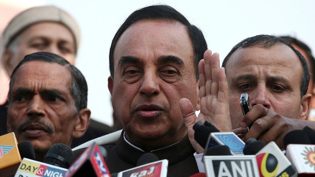BJP Rajya Sabha MP Subramanian Swamy 