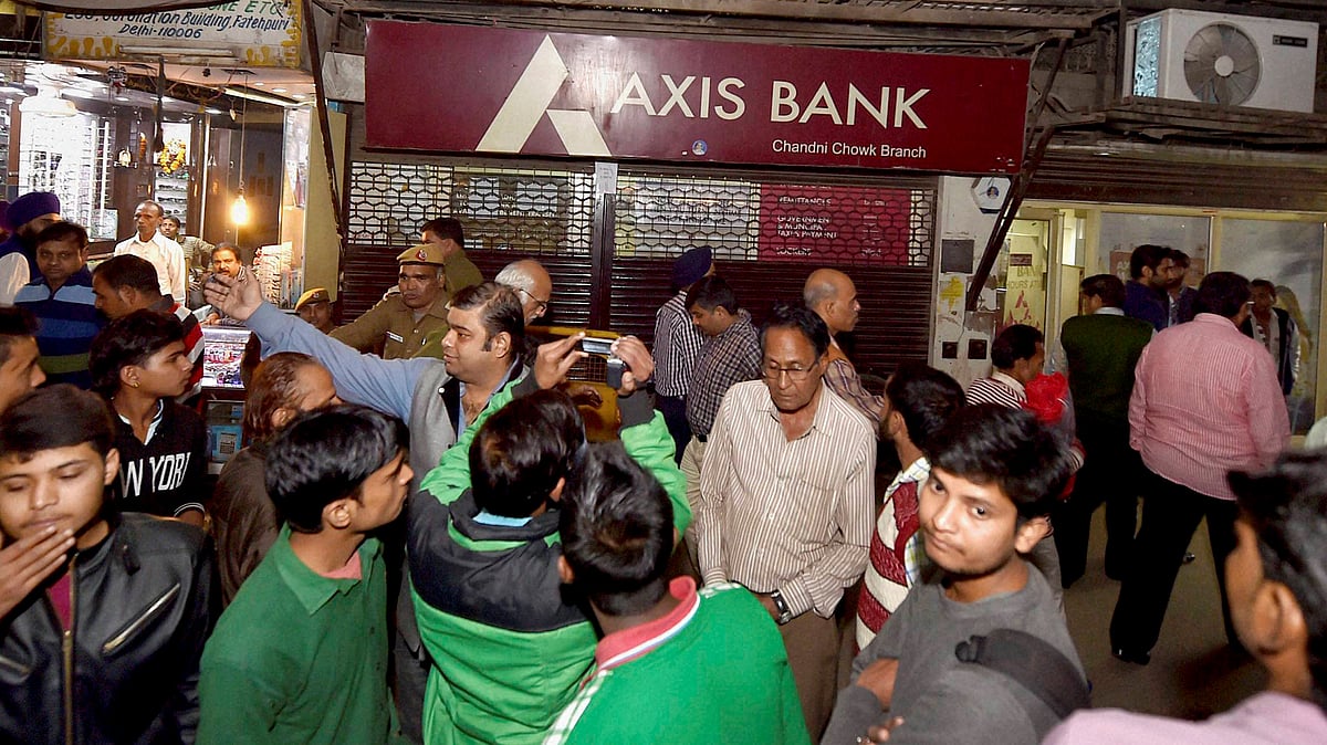 I-T officials raided the bank in Chandni Chowk on Friday. (Photo: PTI) 