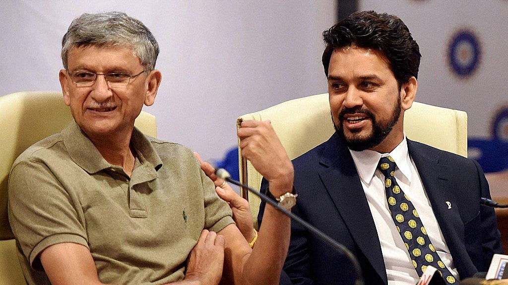 BCCI secretary Ajay Shirke and president Anurag Thakur have been sacked. (Photo: PTI)