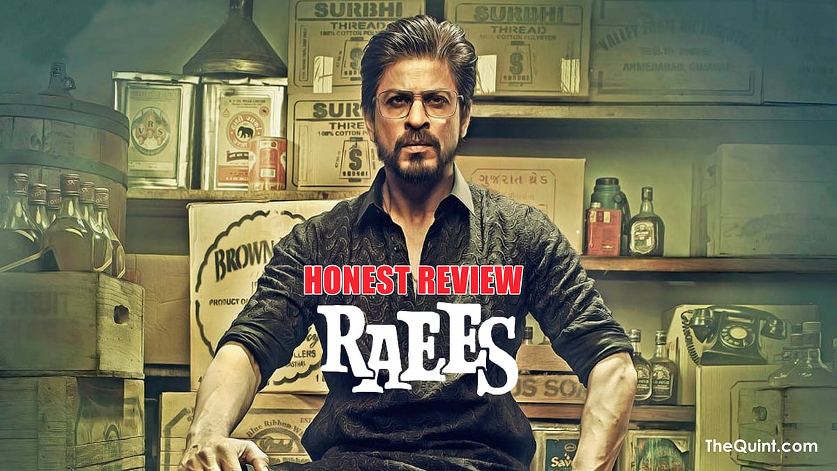 Shah Rukh Khan stars in and as <i>Raees</i>. (Photo: <b>The Quint/</b>Altered by Aaqib Raza Khan)