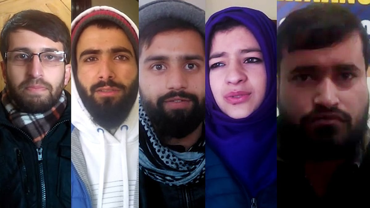 Kashmiri students on Zaira Wasim (Photo: The Quint)