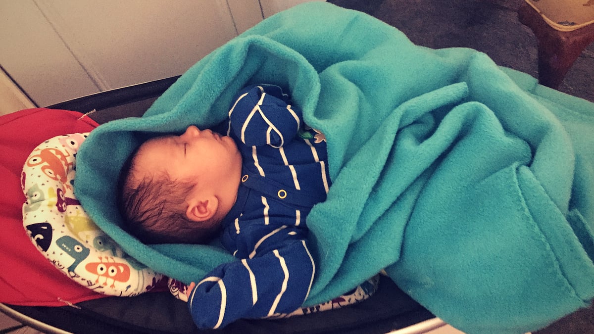 The author’s newborn. (Photo Courtesy: Simrat Ghuman)