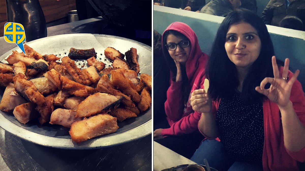 Tasting authentic Punjabi cuisine while discussing politics. (Photo: <b>The Quint</b>)