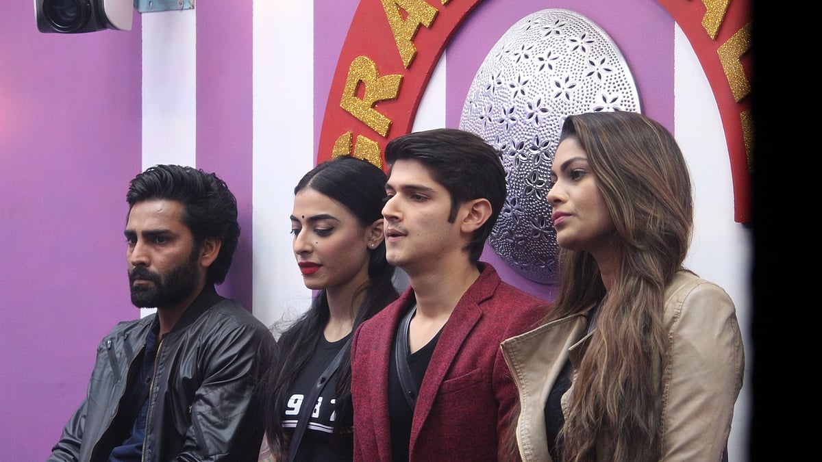 Manveer, Bani, Rohan and Lopa in the Bigg Boss house, waiting for the big day. (Photo courtesy: Colors TV)