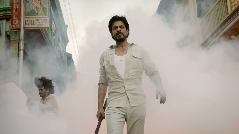 Shah Rukh Khan in <i>Raees. </i>(Screengrab)
