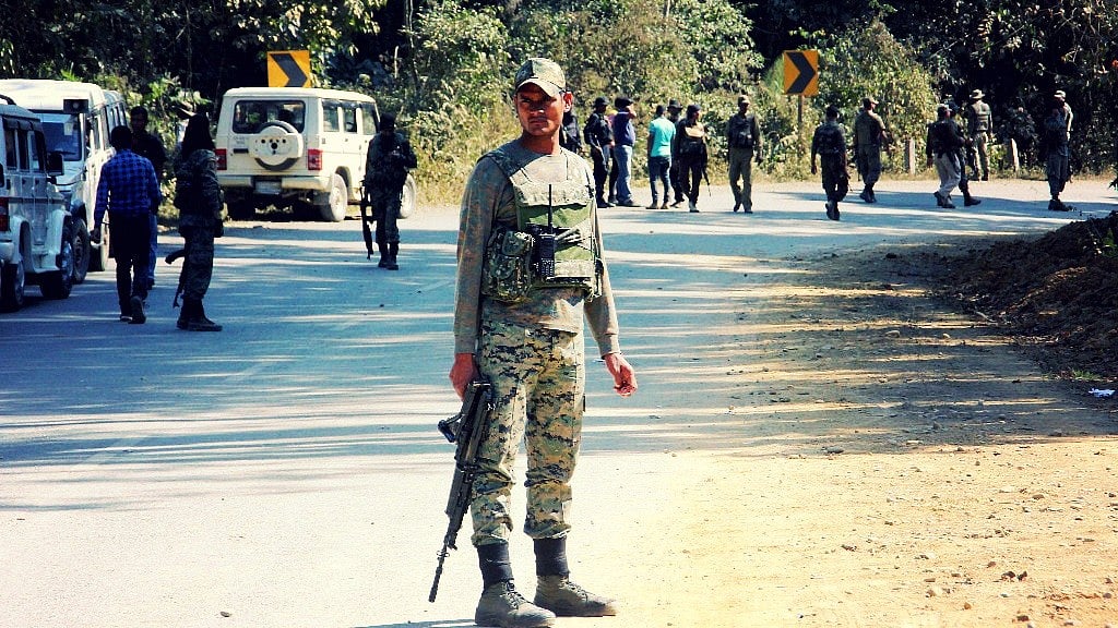 <div class="paragraphs"><p>Security forces gunned down three militants of the National Socialist Council of Nagaland (Khaplang's Yung Aung faction) in Arunachal Pradesh on Monday.</p></div>