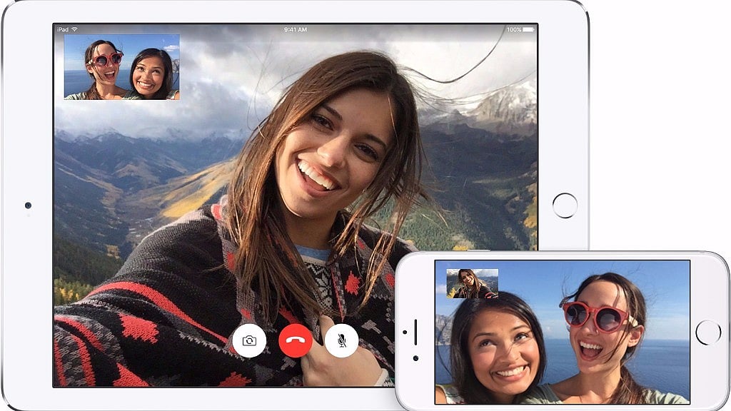 Apple FaceTime works on iOS supported devices. 
