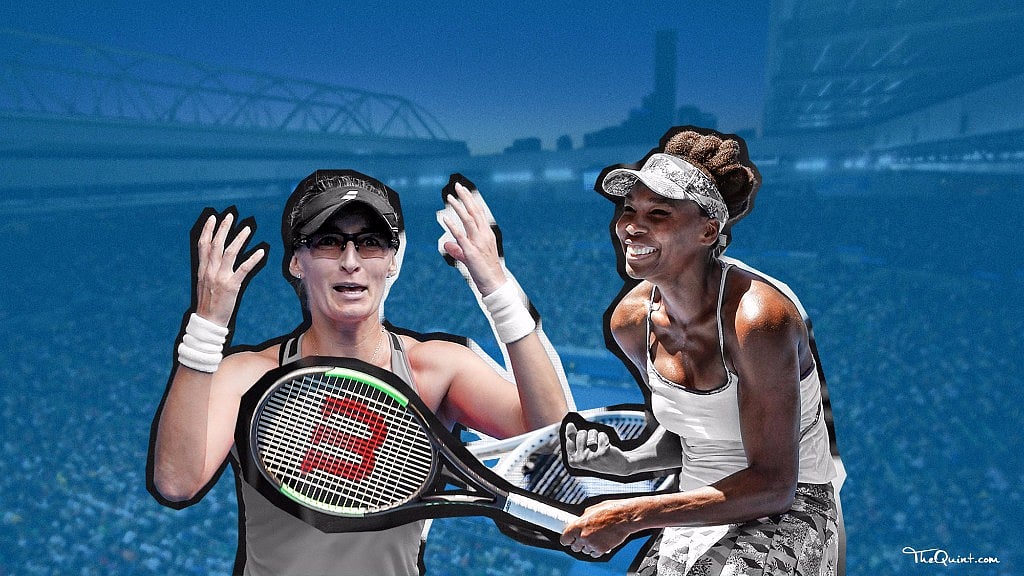 Mirjana Lucic-Baroni (L) and Venus Williams (R). (Photo: LijuJoseph/<b>The Quint</b>)