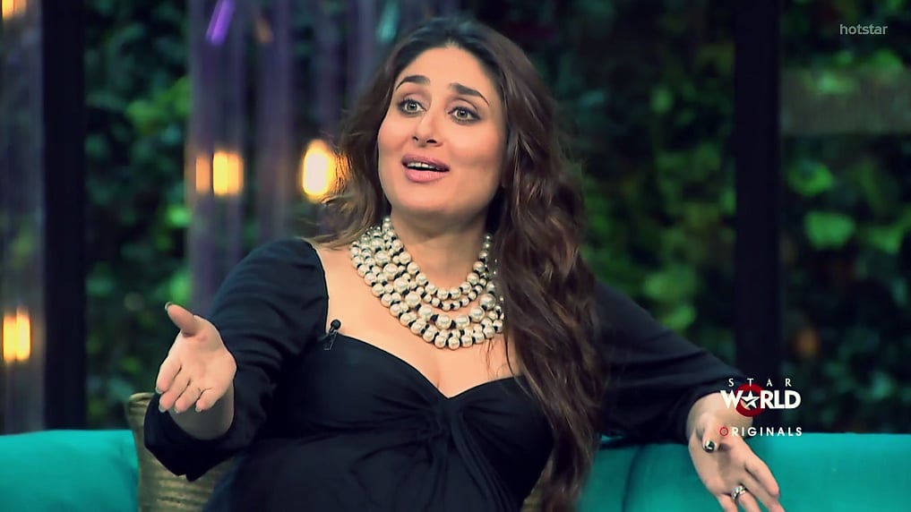 Kareena Kapoor gets candid on Karan Johar’s <i>Koffee With Karan.</i>&nbsp;(Photo courtesy: Hotstar)