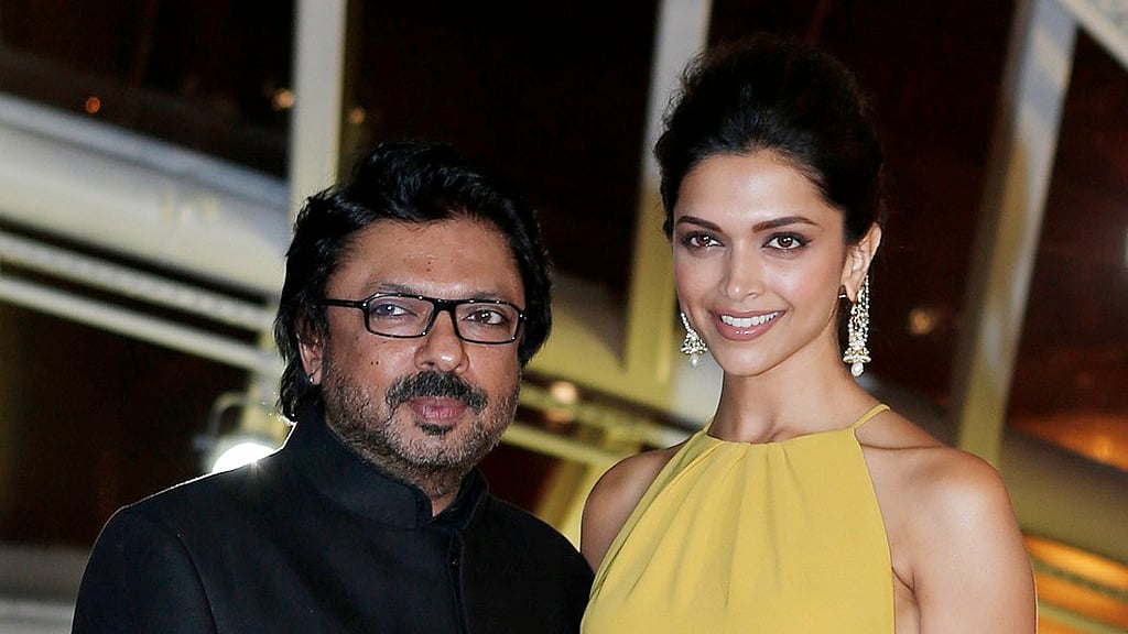 Sanjay Leela Bhansali with Deepika Padukone, his ‘Padmavati’. (Photo: Reuters)
