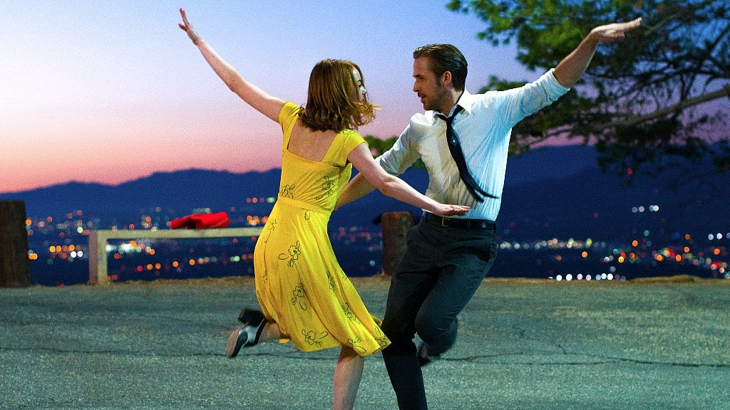 Ryan Gosling and Emma Stone in a still from <i>La La Land.</i> (Photo Courtesy: Twitter)