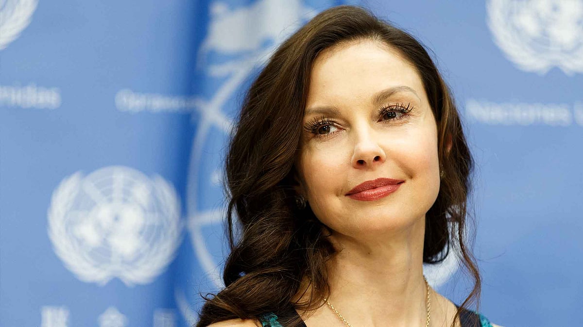Hollywood actress Ashley Judd shares her terrifying experiences of sexual violence at a press conference in New Delhi. (Photo Courtesy: IANS)