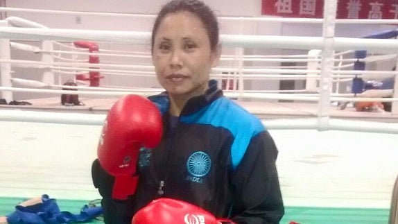 Sarita Devi. (Photo Courtesy: <a href="https://www.facebook.com/sarita.laishram">Facebook/Sarita Laishram</a>)