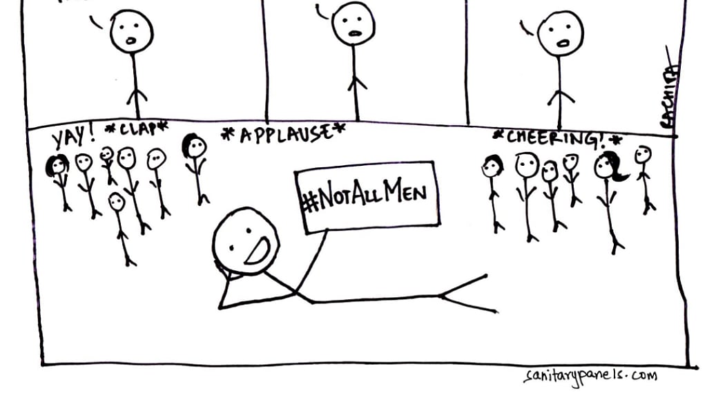 Well, it isn’t all men, but do NOT divert from the damn point! (Photo Courtesy: Facebook/@<a href="https://www.facebook.com/sanitarypanels/photos/a.278726238966813.1073741827.278721995633904/666607653512001/?type=3&theater">Sanitary Pane</a>)
