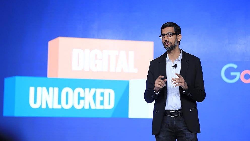 File picture of Google CEO, Sundar Pichai.