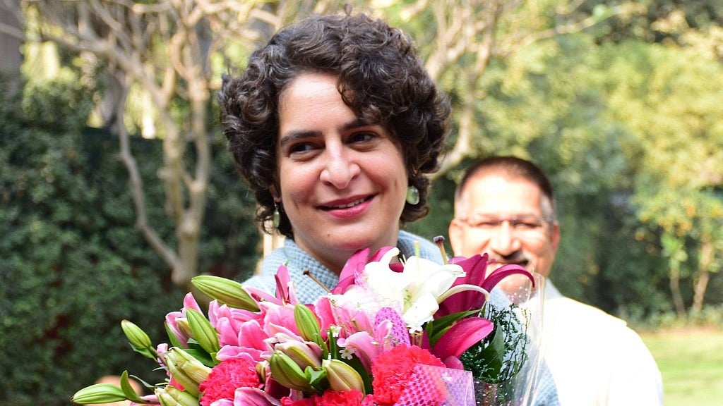 Priyanka Gandhi greeted by party workers on her birthday. (Photo: <a href="https://www.facebook.com/PriyankaGandhi.in/?fref=ts">facebook.com/PriyankaGandhi.in</a>)