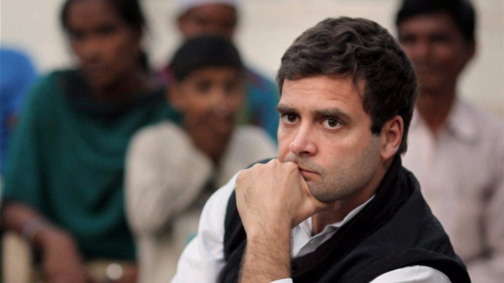 Congress president Rahul Gandhi. 