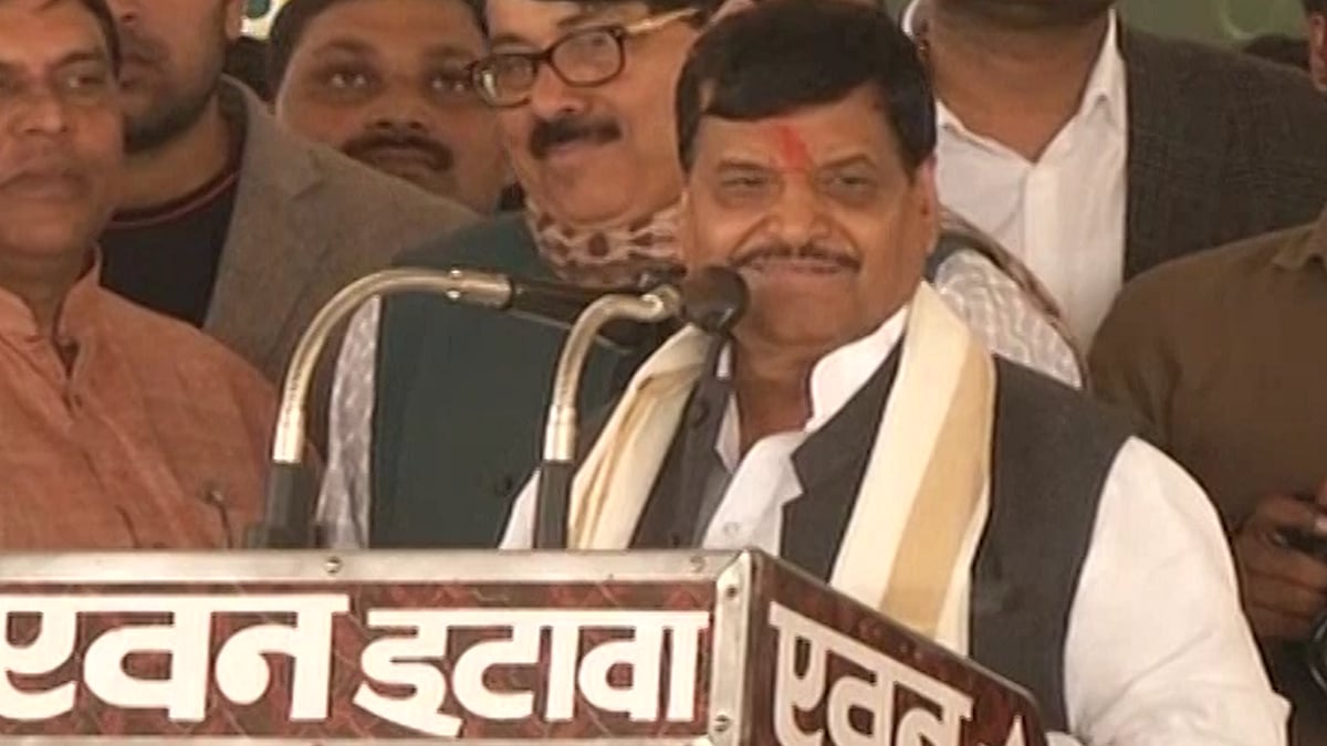 Shivpal Yadav. (Photo: ANI Screengrab)