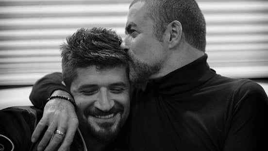 George Michael with Fadi Fawaz. (Photo Courtesy: Twitter)