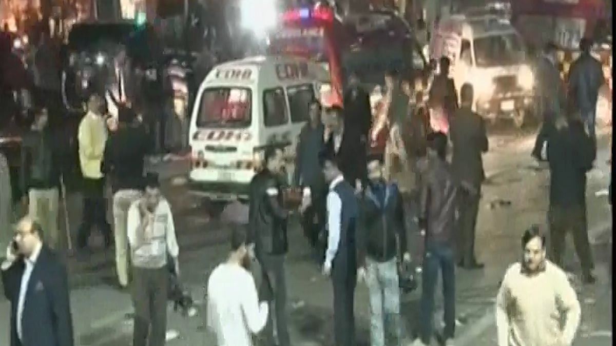 Punjab Law Minister Rana Sanaullah said the blast, which took place near the Punjab Assembly, was a suicide attack. (Photo: ANI)