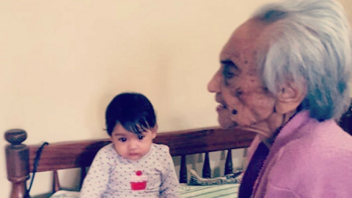 I always assumed my grandmother had conquered time. (Photo Courtesy: Roshan Cariappa)