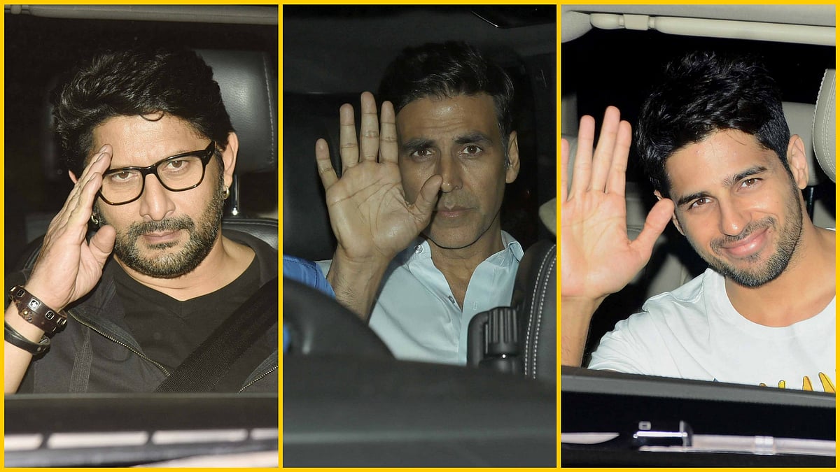 Arshad Warsi, Akshay Kumar and Sidharth Malhotra. (Photo: Yogen Shah)