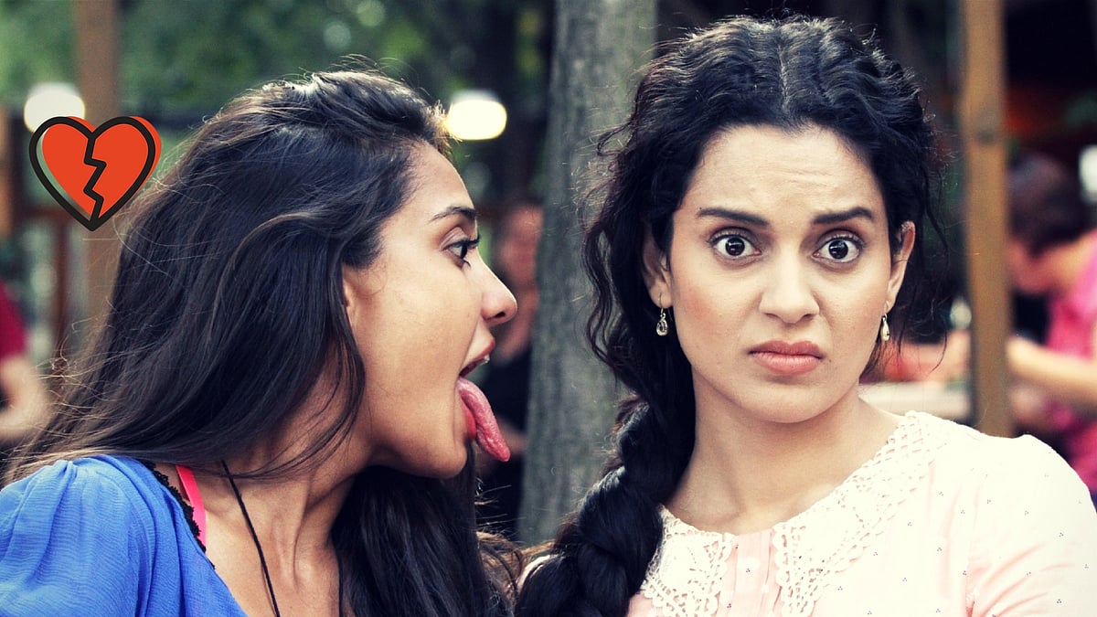 If you can spot your relationship in these filmi situations, dump your fella this Valentine’s Day. (Photo courtesy: Queen, Viacom 18)