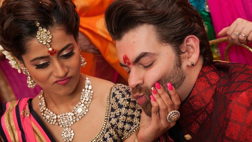 Rukmini Sahay and Neil Nitin Mukesh share a cute moment together. (Photo courtesy: Dream & Hustle Media)
