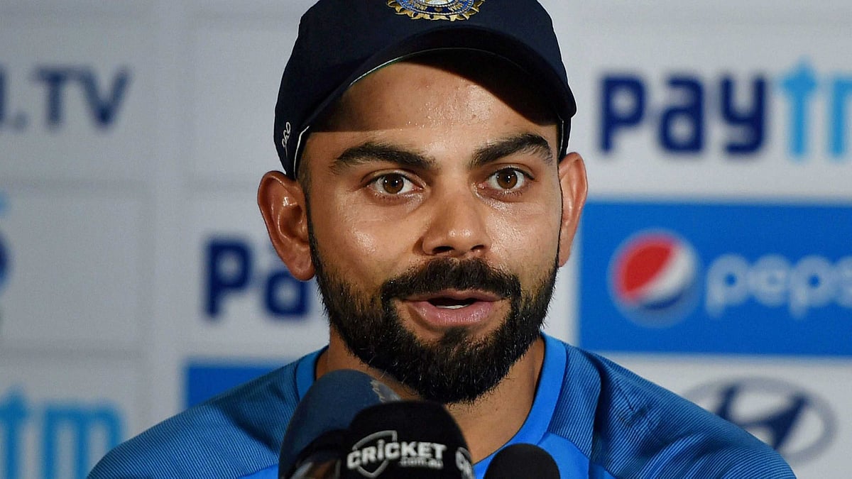 Virat Kohli during a media session. (Photo: PTI)